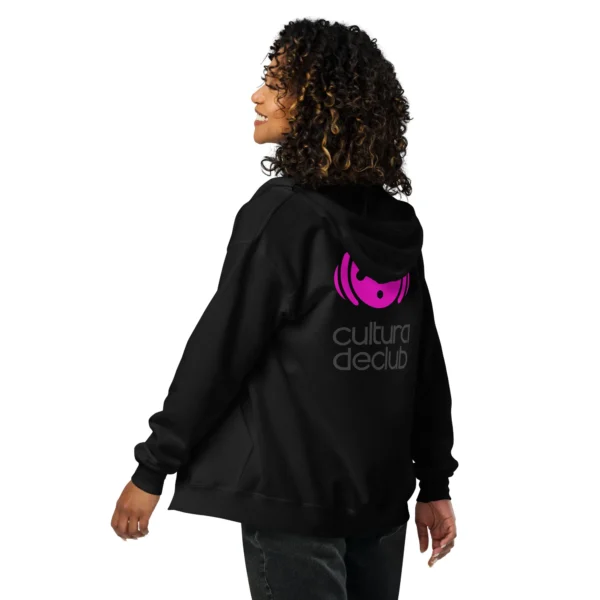 Sudadera gruesa unisex con capucha y cremallera - Imagen 3