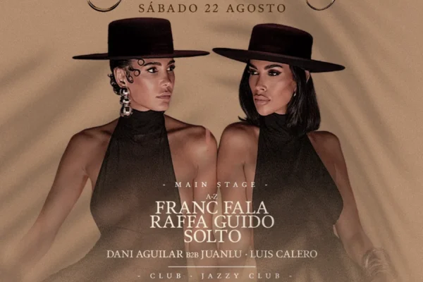 Cartel de Oasis Festival con Mestiza en Las Palmas de Gran Canaria