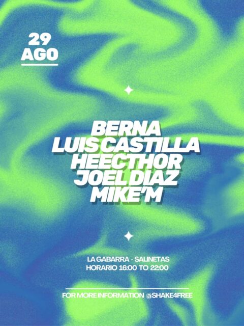 Cartel de SHAKE4FREE | 3ª EDICION publicado en ePases
